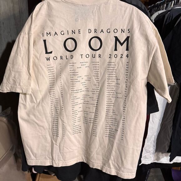 Imagine Dragons 2024 Loom Tour Tee - NWOT Size Large - Picture 4 of 4